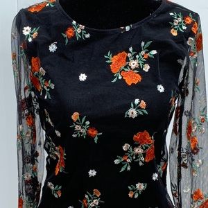 Express Lace Floral Top